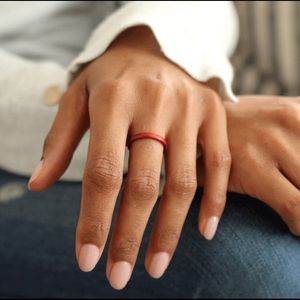 Enso • Women’s Silicone Ruby Birthstone Ring